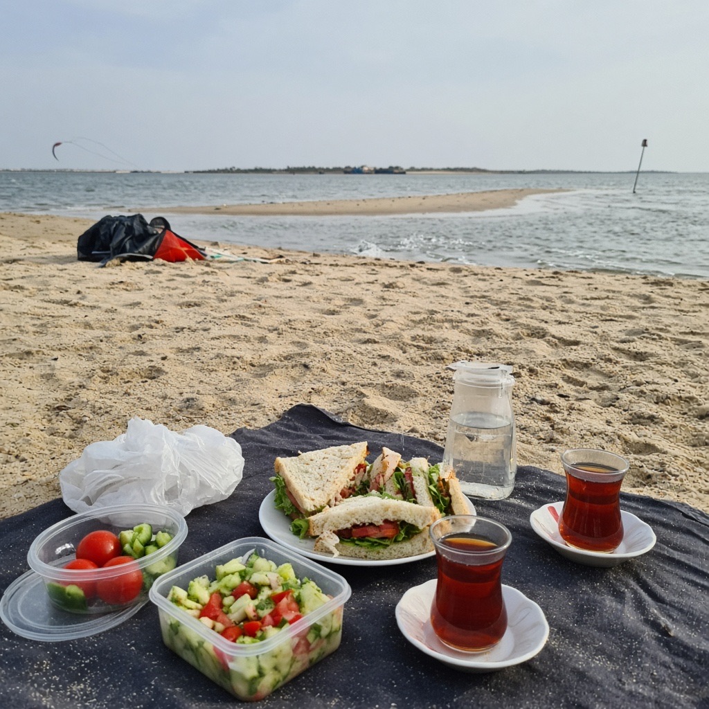 Lunch on the shore