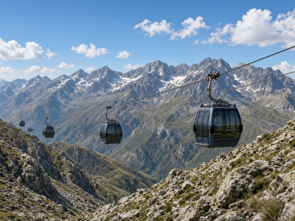 Gondola or ski