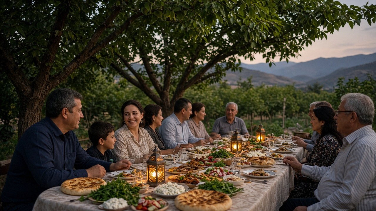 A Table in the Orchard