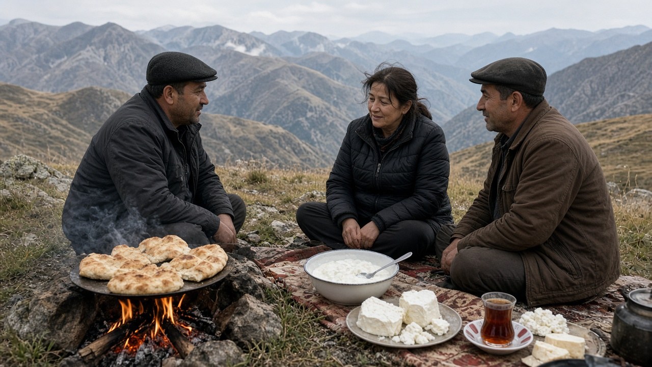 Lunch on the mountain