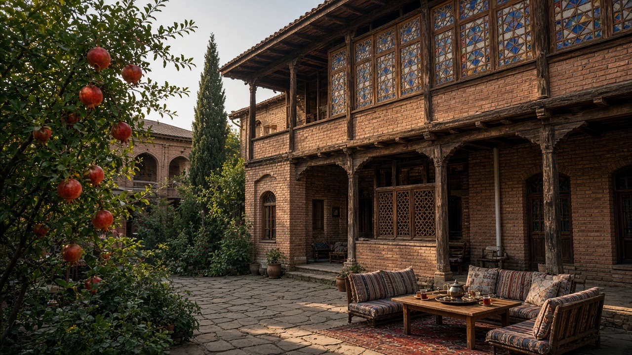 Courtyard house in Sheki