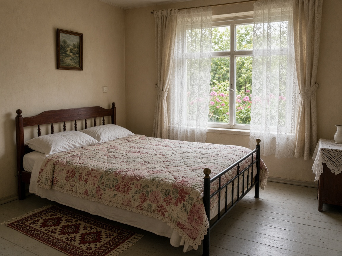 Garden house in Ivanovka — bedroom