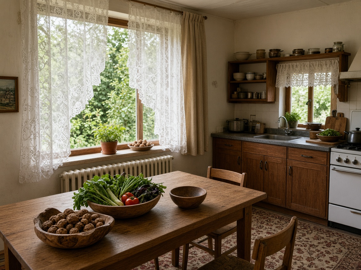 Walnut house in Zagatala — the stay