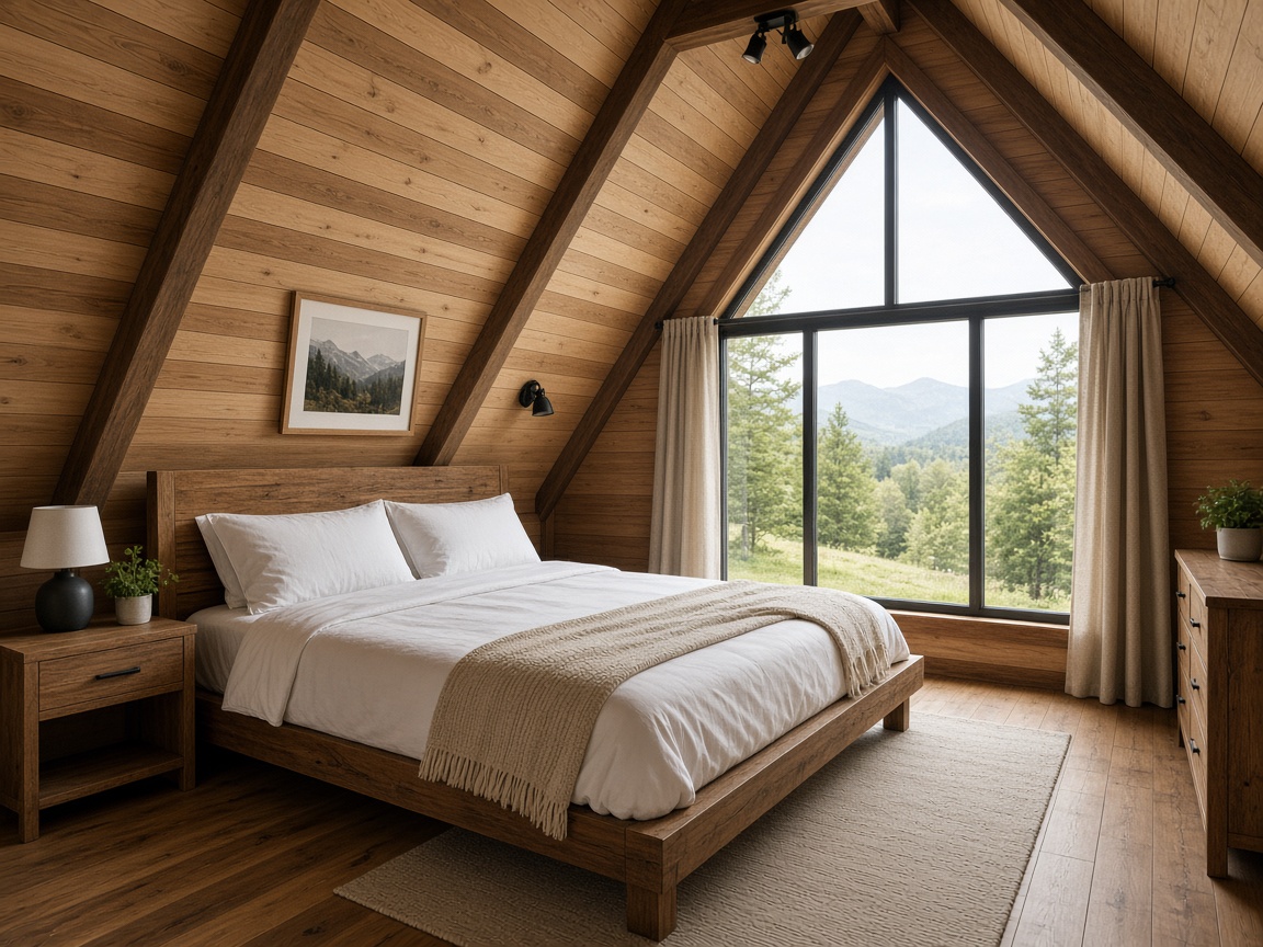 A-frame on the Küpçal road — bedroom