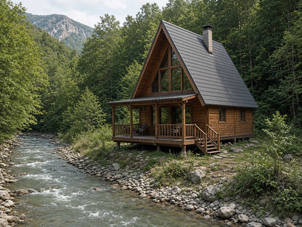 A-frame on the Küpçal road