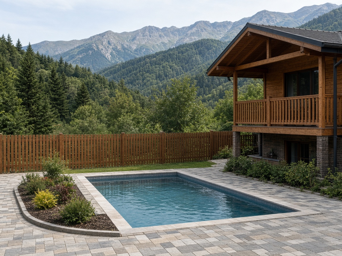 Town chalet in Gabala — pool