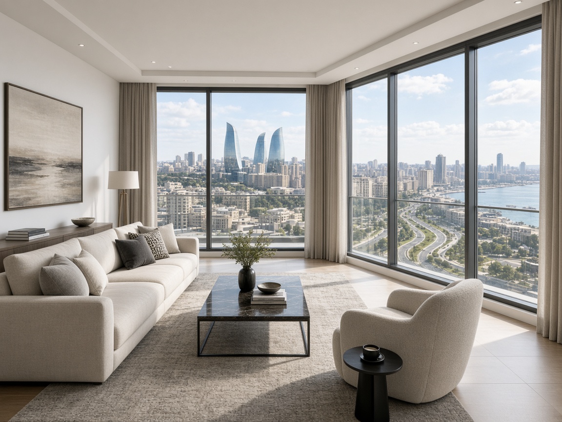 City apartment over the boulevard