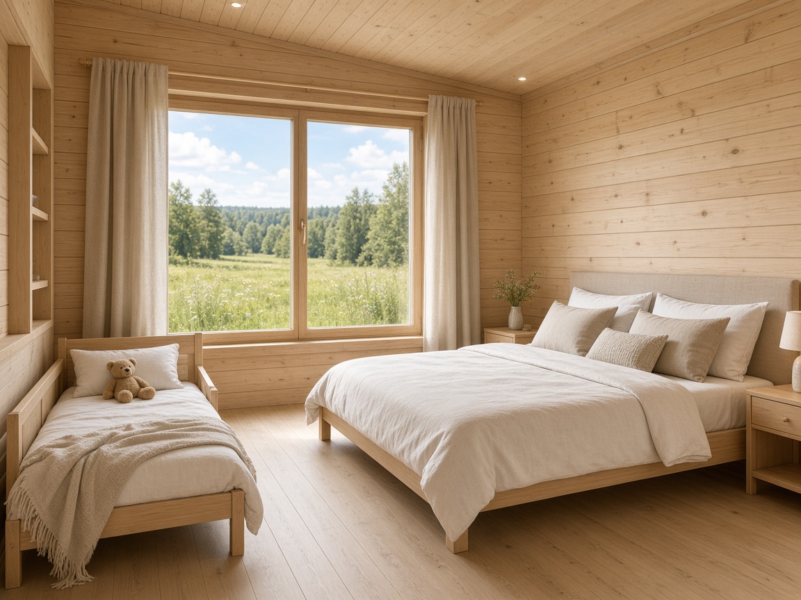 Meadow cabin in Qusar — bedroom