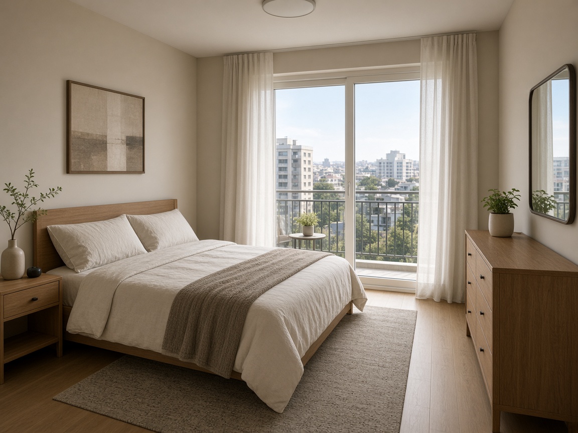 City apartment in Ganja — bedroom