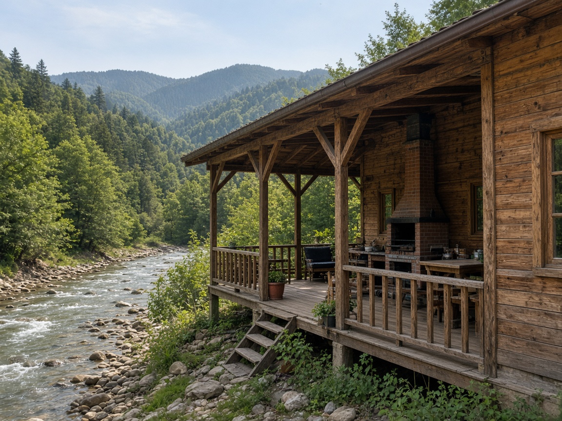 River house in Toğana