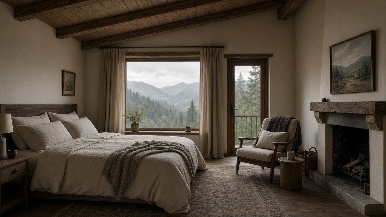 Kapaz Forest House — bedroom