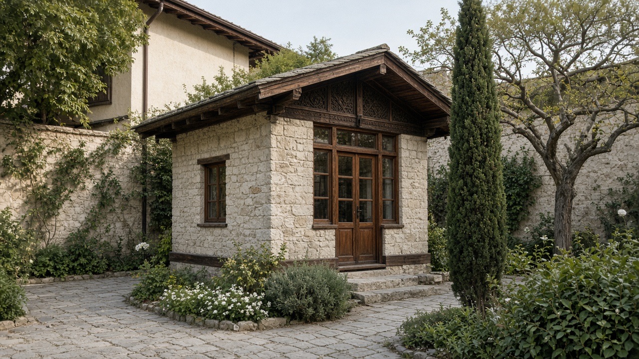 The Limestone Courtyard — detail