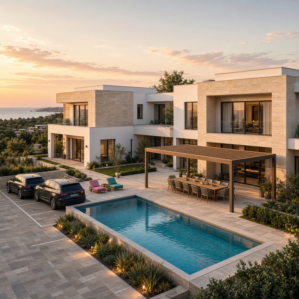 Family pool villa in Sea Breeze